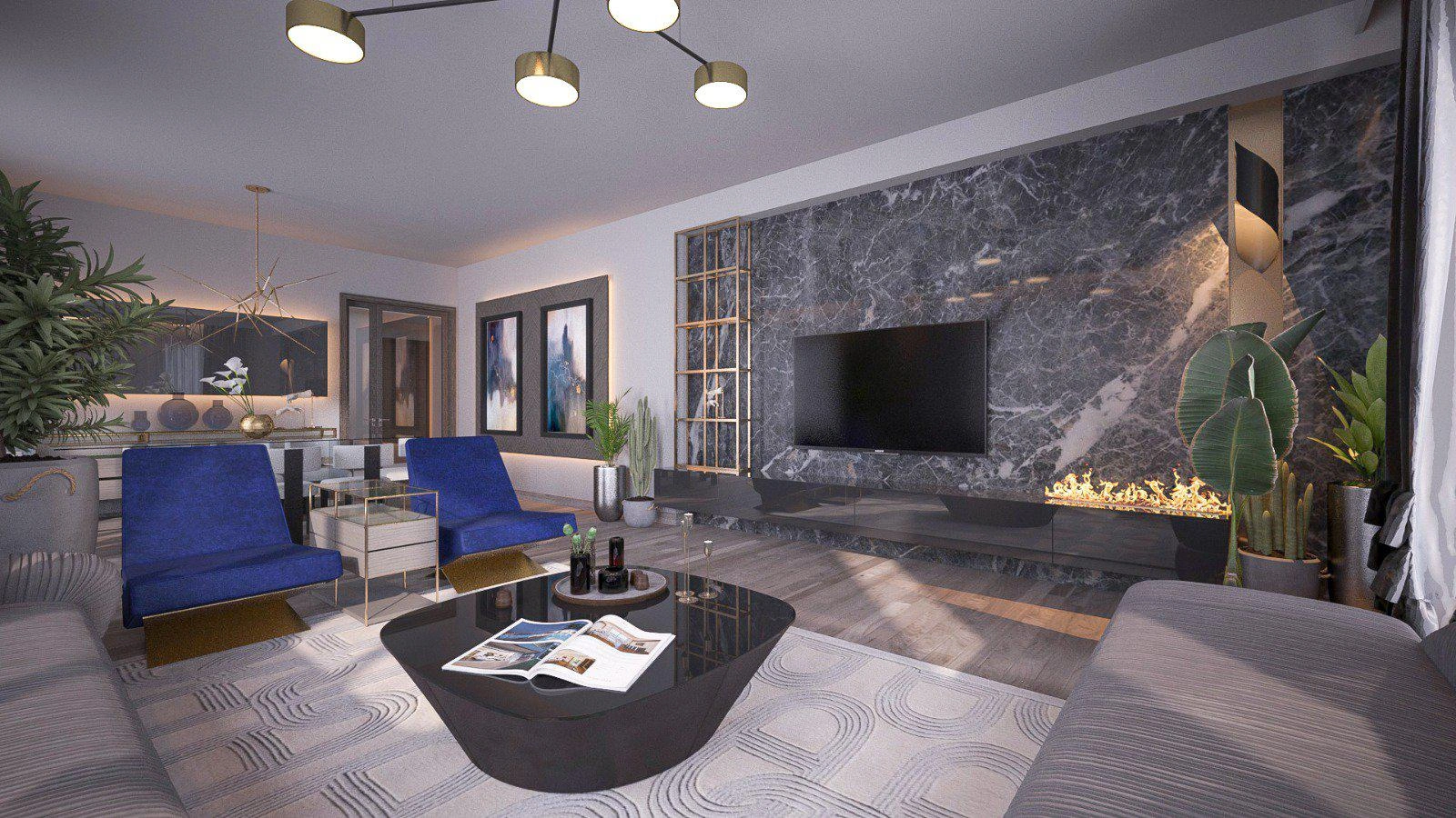 Квартиры в современном жилом комплексе в Стамбуле, Турция