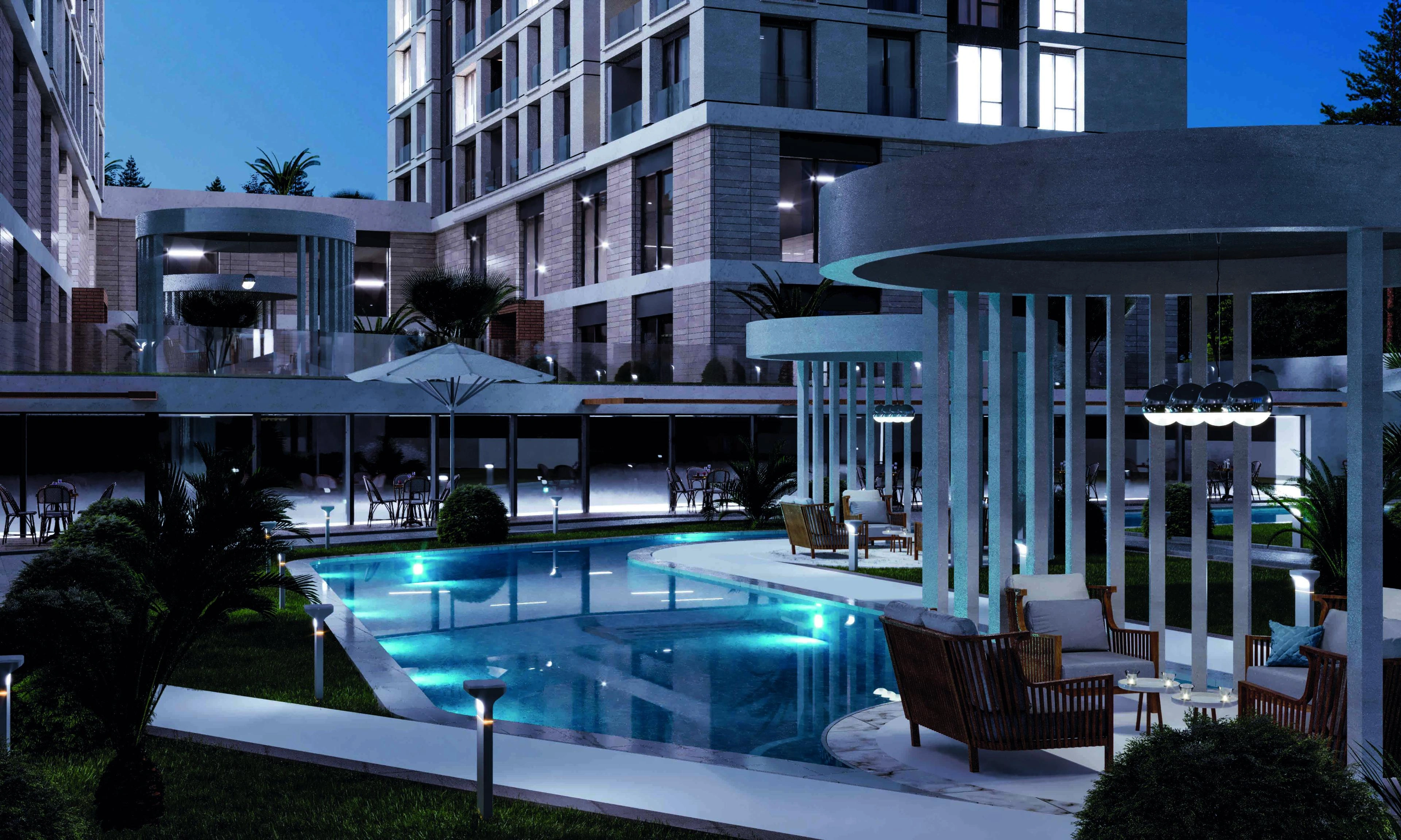 Квартиры в жилом комплексе в Стамбуле, Турция