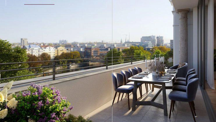 Квартиры в жилом комплексе на реке Шпрее в районе Митте, Берлин, Германия