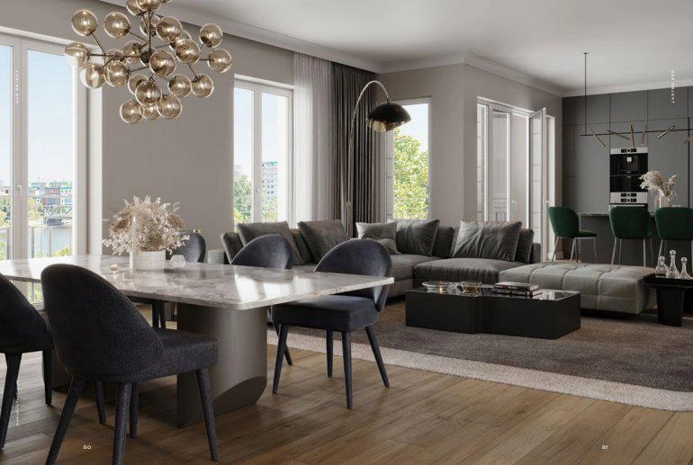 Квартиры в жилом комплексе на реке Шпрее в районе Митте, Берлин, Германия