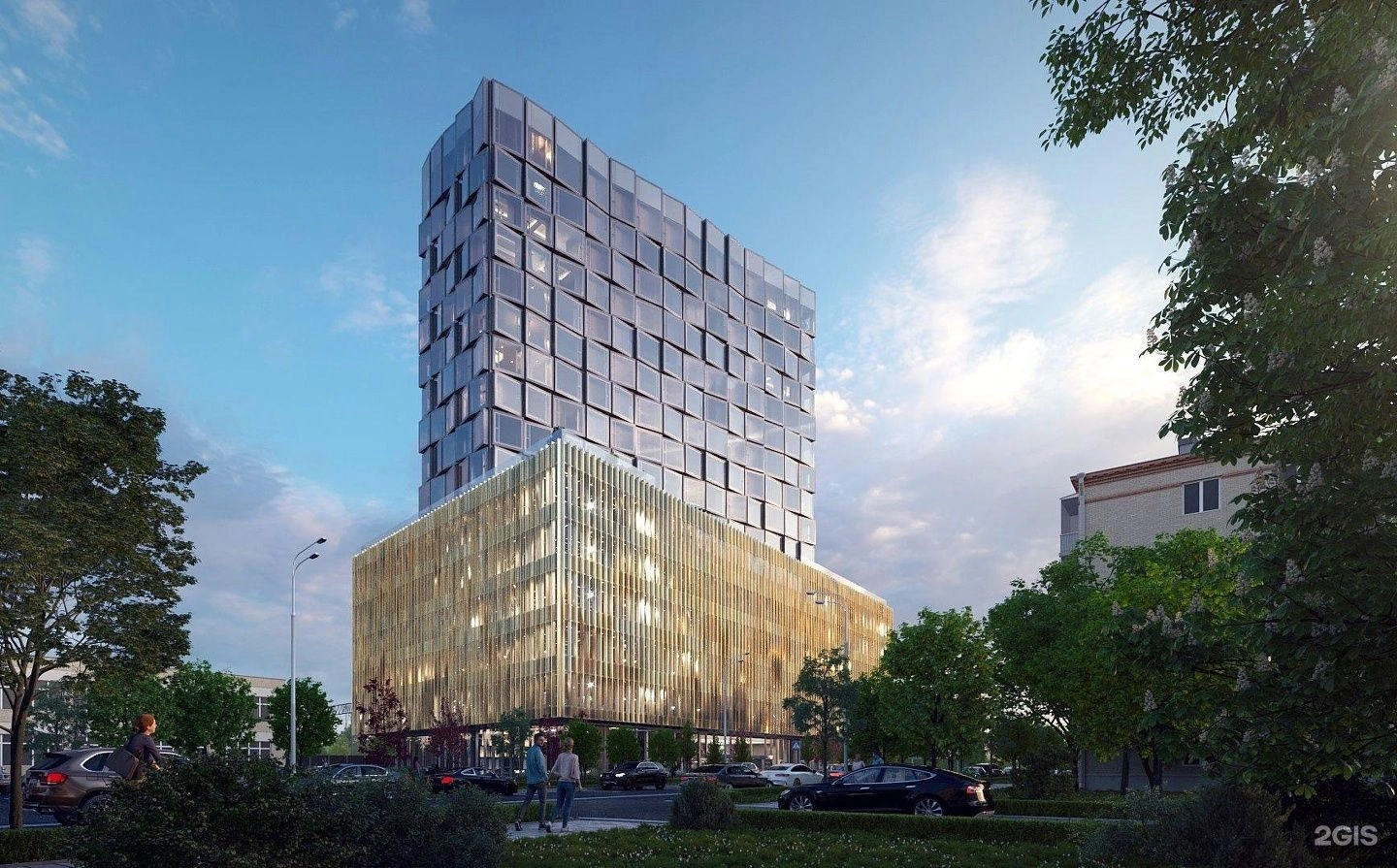 Multifunctional complex in Kutuzovsky Prospekt of Moscow