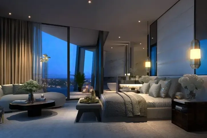 Пентхаус 3+1 с видом на парк в Мельбурне