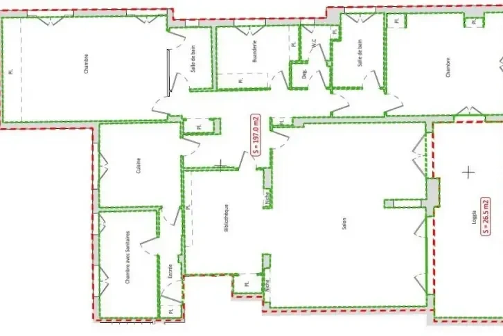 Квартира 3+1 у площади Казино в Монако