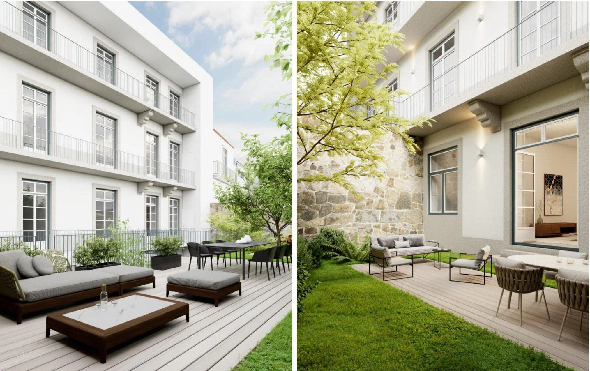 Апартаменты в проекте реновации в историческом центре Порту, Португалия