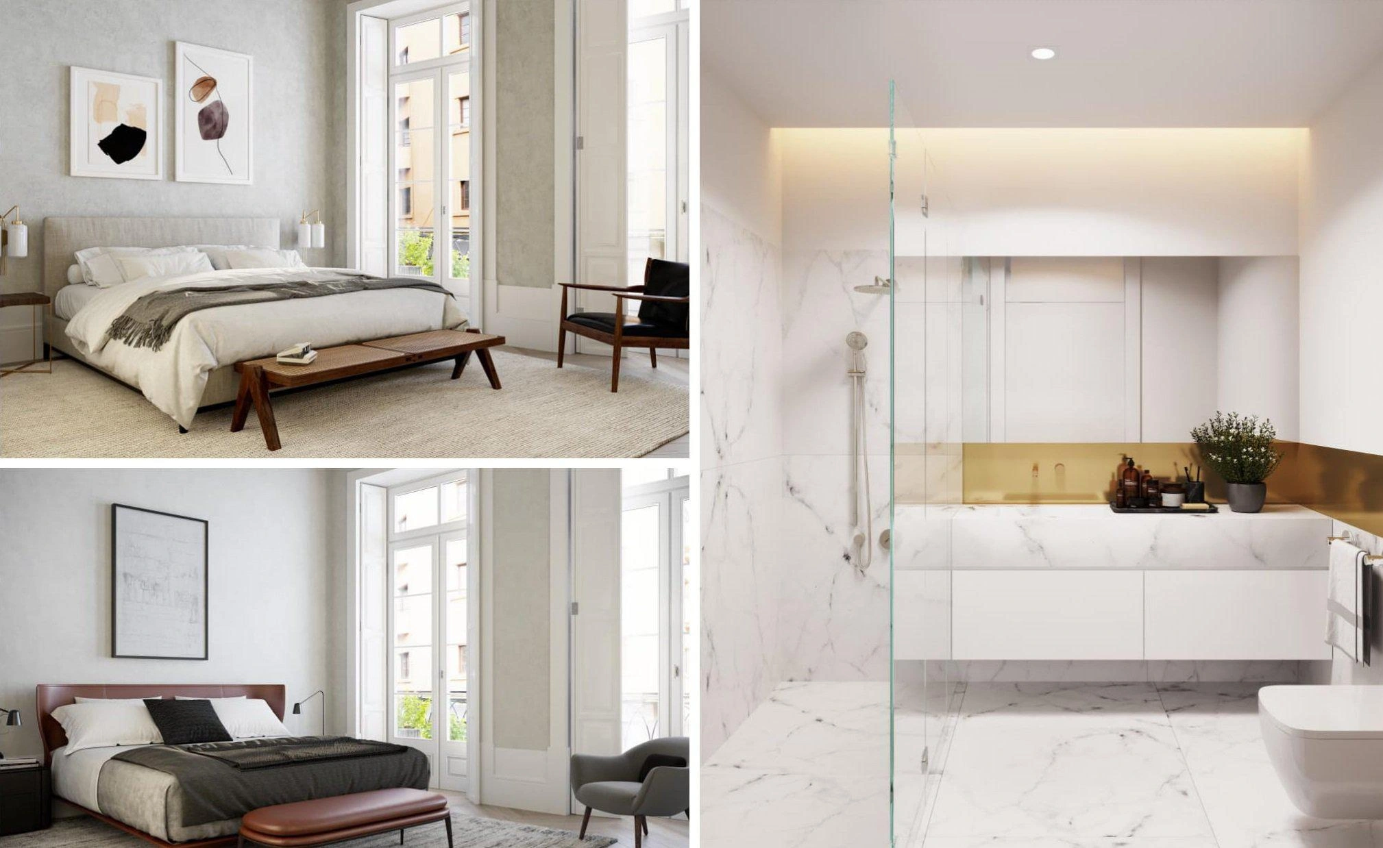 Апартаменты в проекте реновации в историческом центре Порту, Португалия