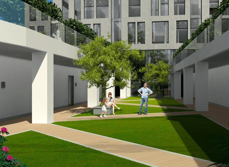 Апартаменты в жилом комплексе рядом с основными магистралями в Стамбуле, Турция