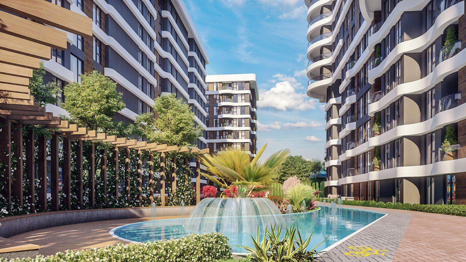 Апартаменты в современном жилом комплексе в Пендик, Стамбул, Турция