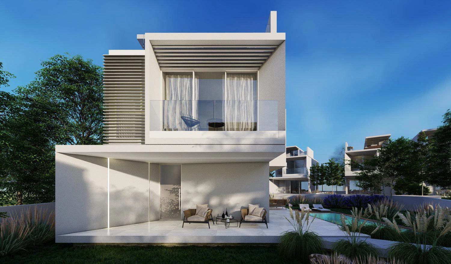 Виллы в жилом комплексе в Пафосе, Кипр