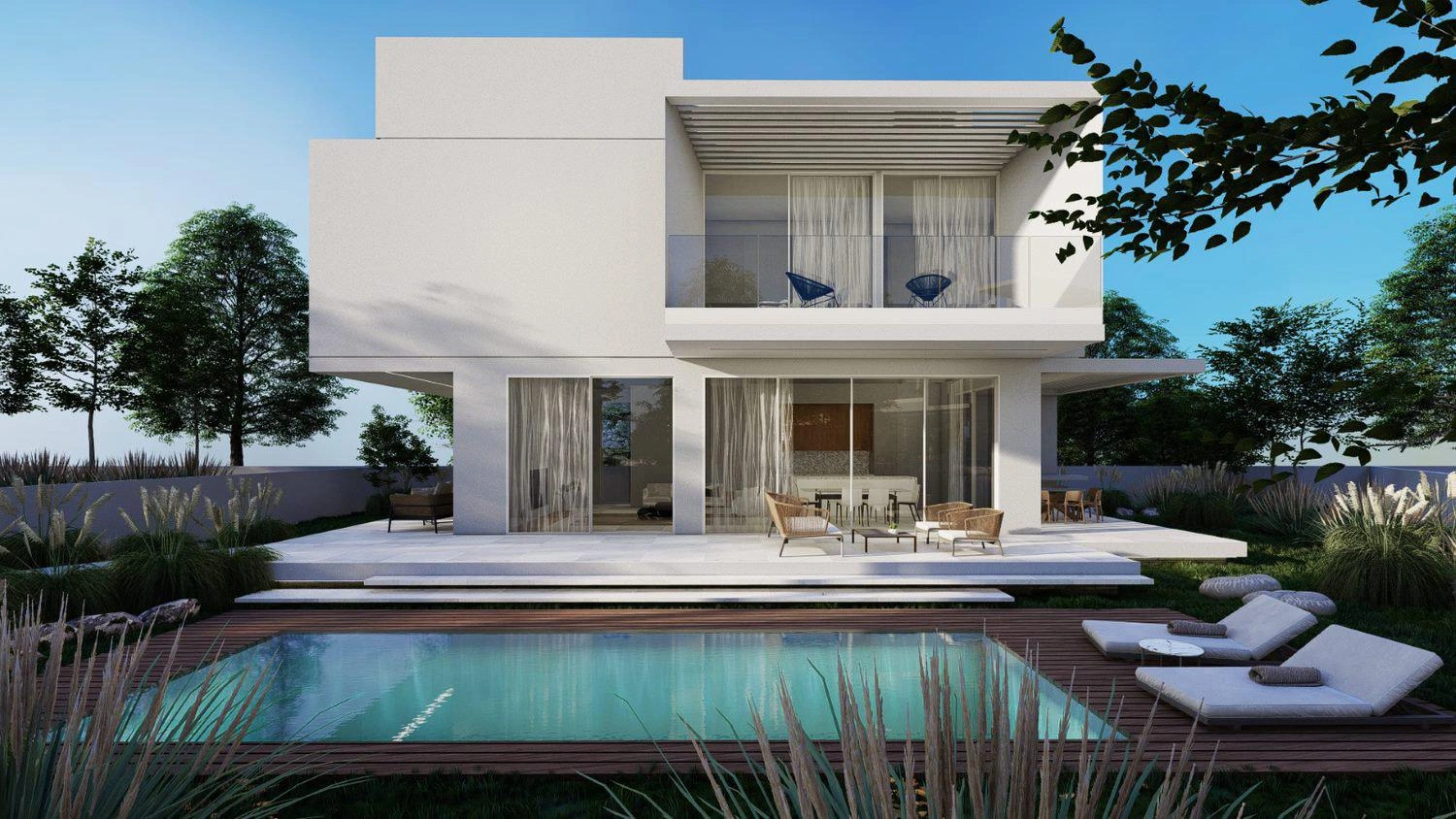 Виллы в жилом комплексе в Пафосе, Кипр