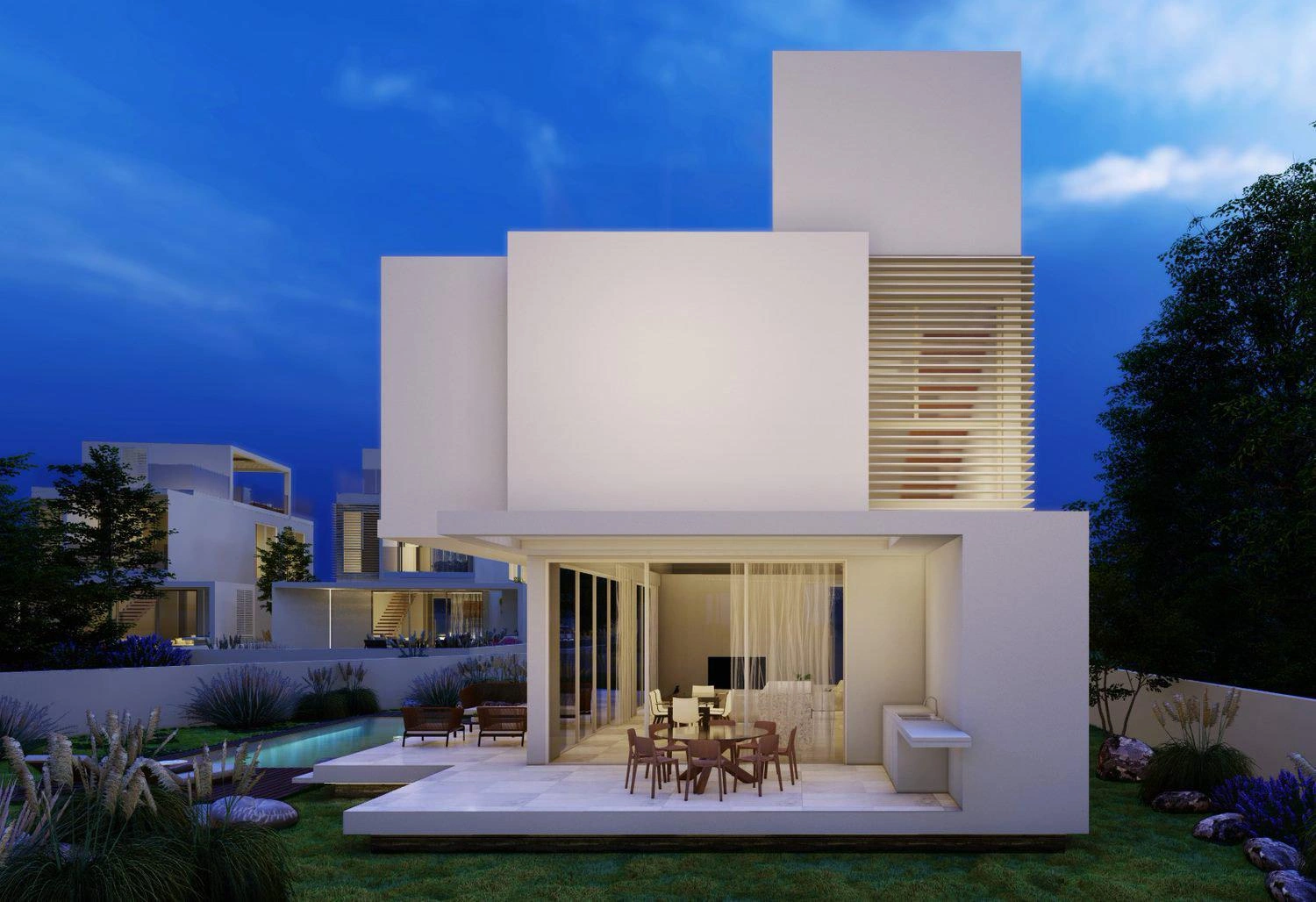 Виллы в жилом комплексе в Пафосе, Кипр