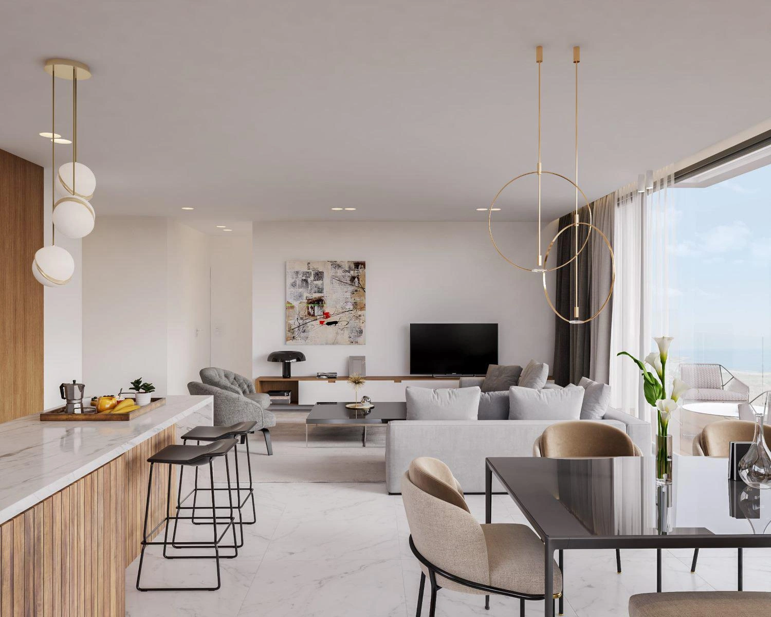 Виллы в жилом комплексе в Пафосе, Кипр