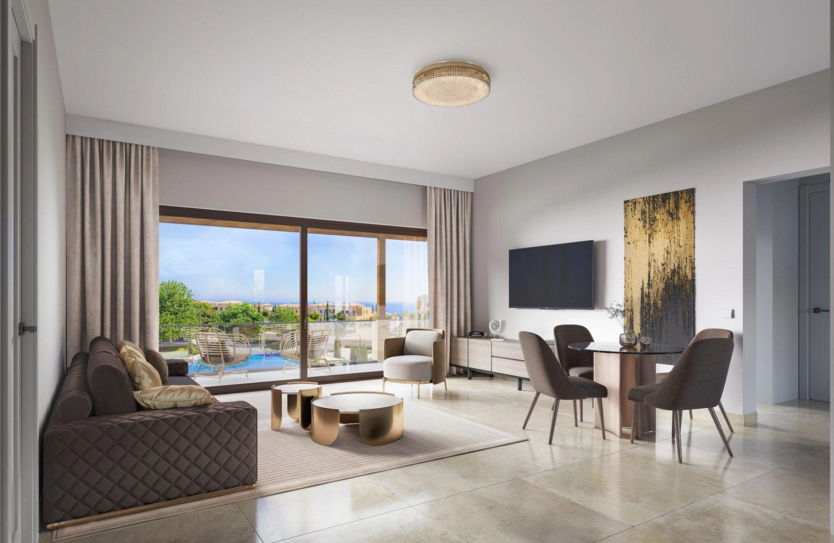 Жилье в современном комплексе в Пафосе, Кипр