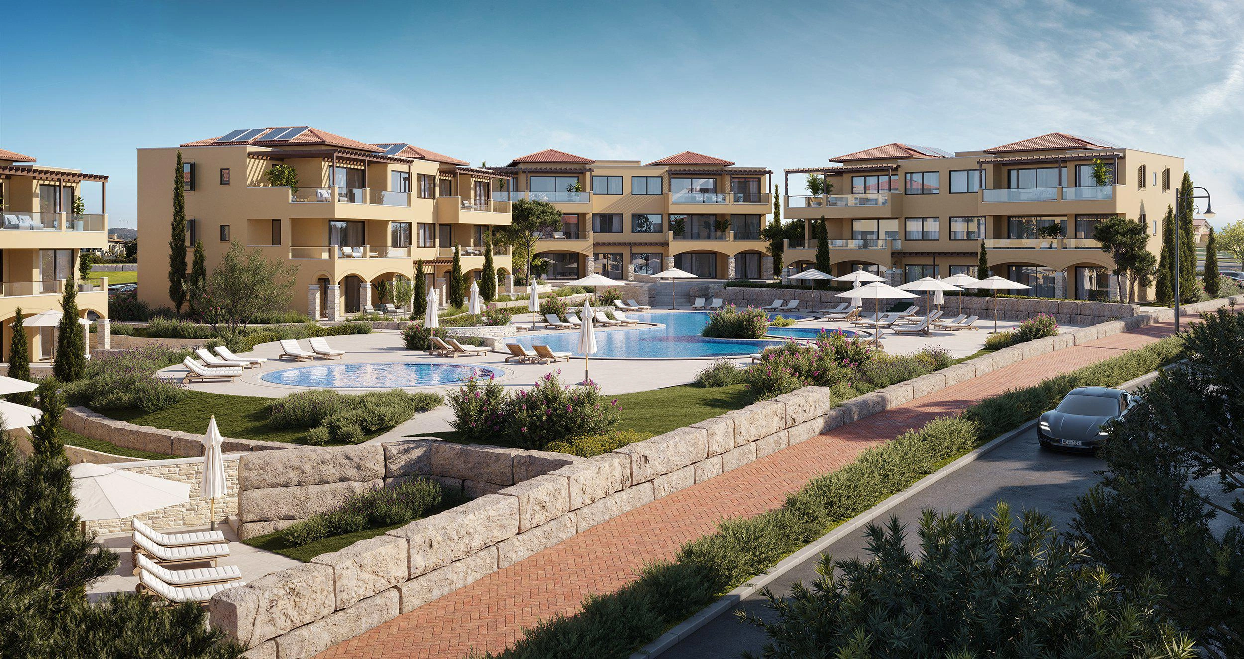 Жилье в современном комплексе в Пафосе, Кипр