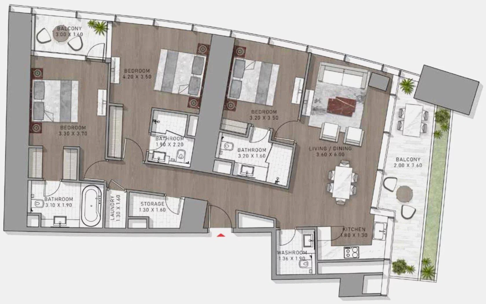 Апартаменты Safa Two, Объединённые Арабские Эмираты, Дубай