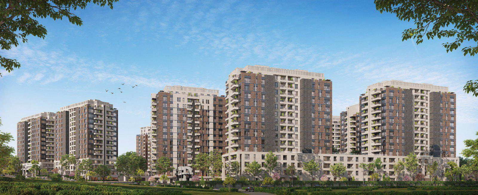 Апартаменты в современном жилом комплексе в Стамбуле, Турция