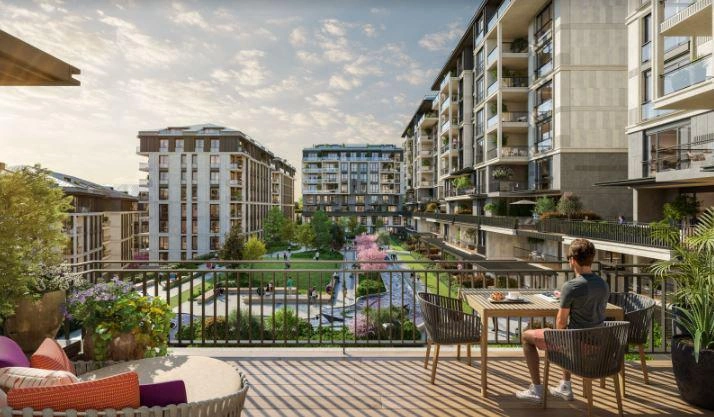 Апартаменты в жилом комплексе в Стамбуле, Турция