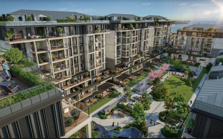 Апартаменты в жилом комплексе в Стамбуле, Турция