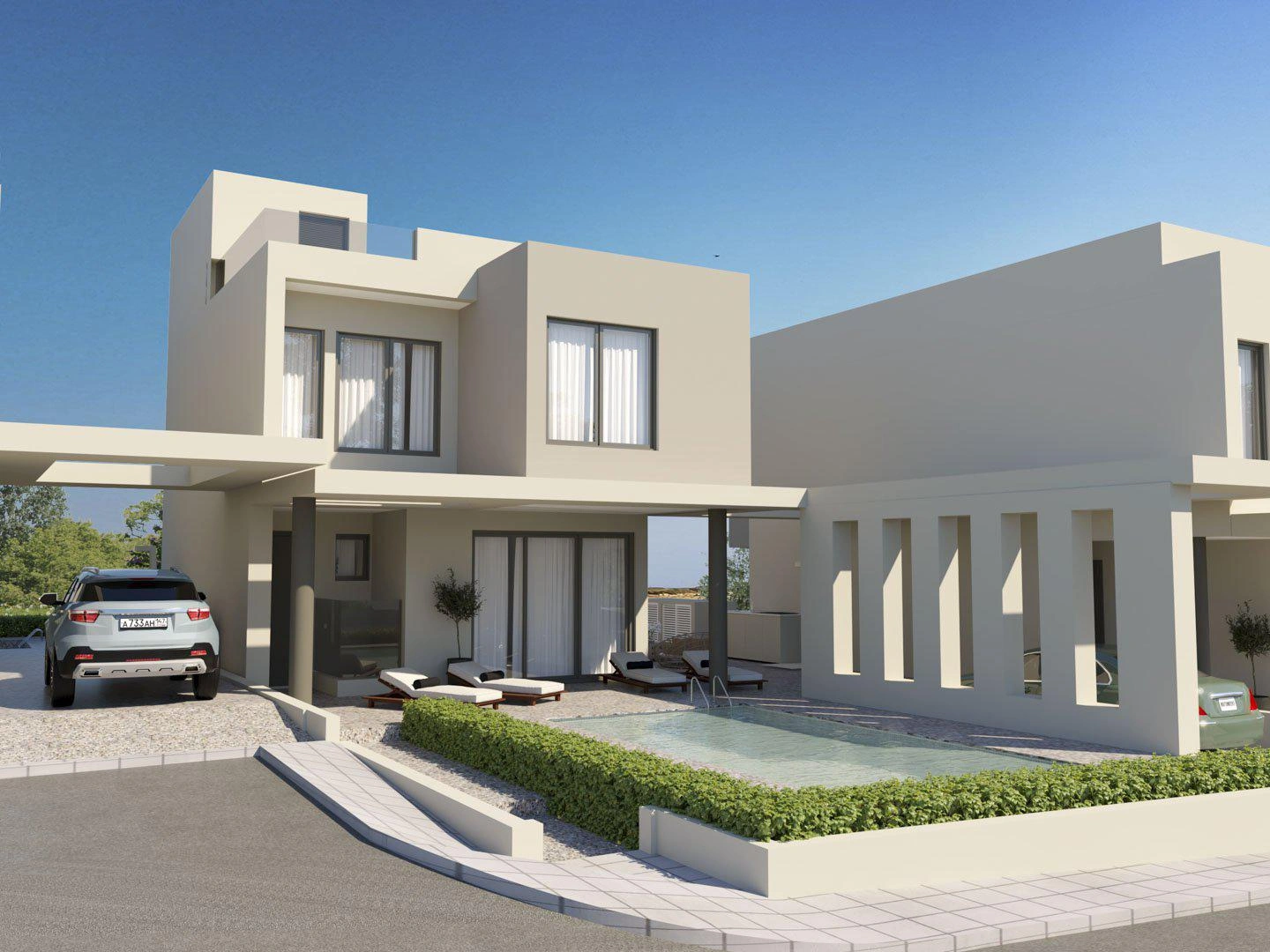 Виллы в закрытом жилом комплексе в Протарасе, Фамагусте, Кипр