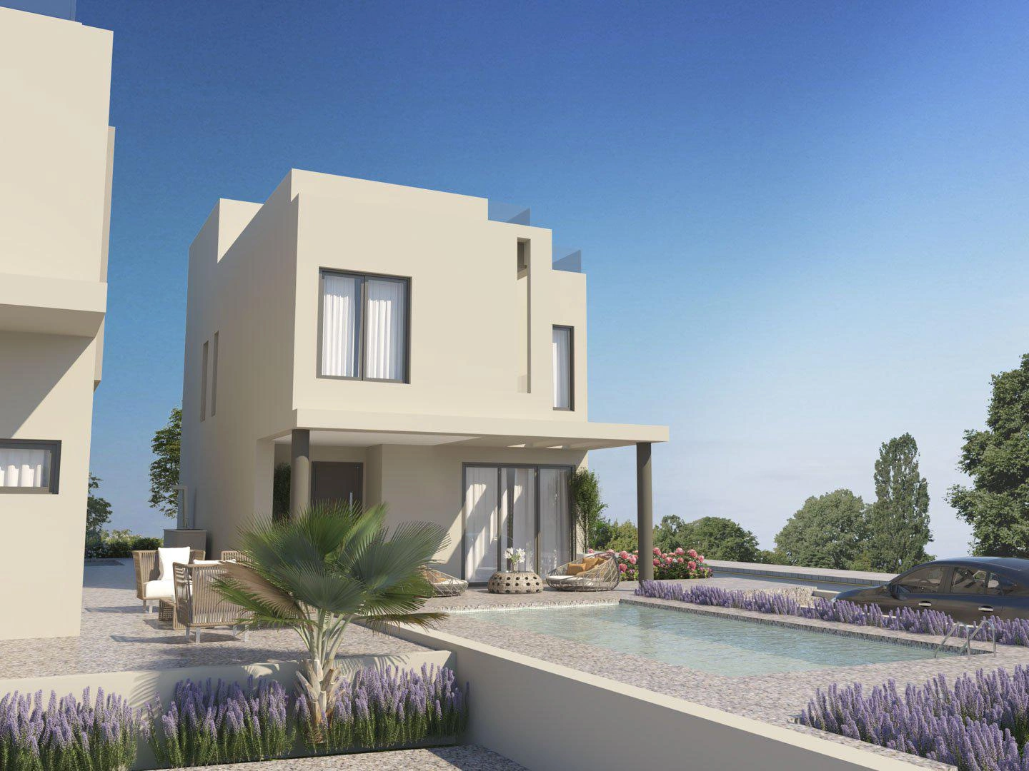 Виллы в закрытом жилом комплексе в Протарасе, Фамагусте, Кипр