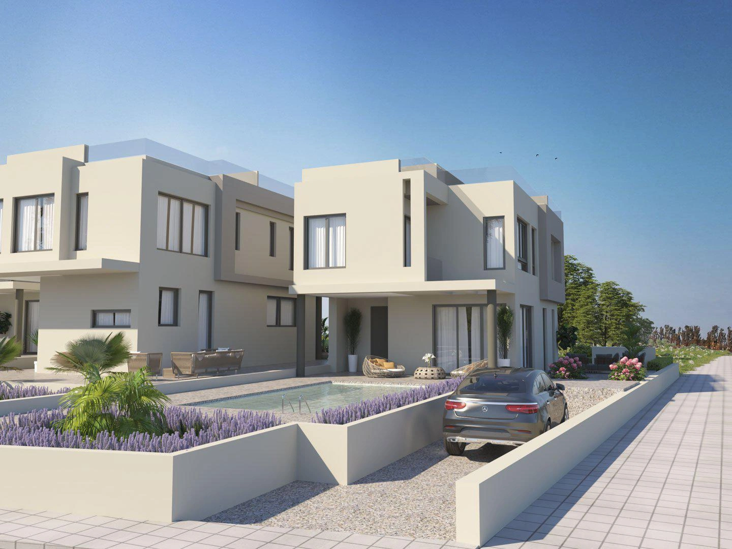 Виллы в закрытом жилом комплексе в Протарасе, Фамагусте, Кипр