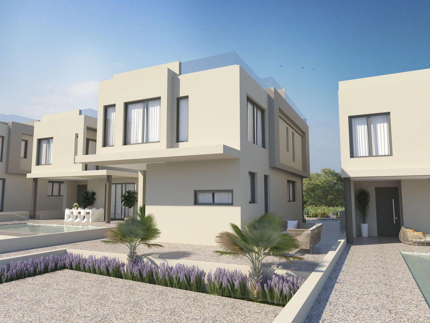 Виллы в закрытом жилом комплексе в Протарасе, Фамагусте, Кипр