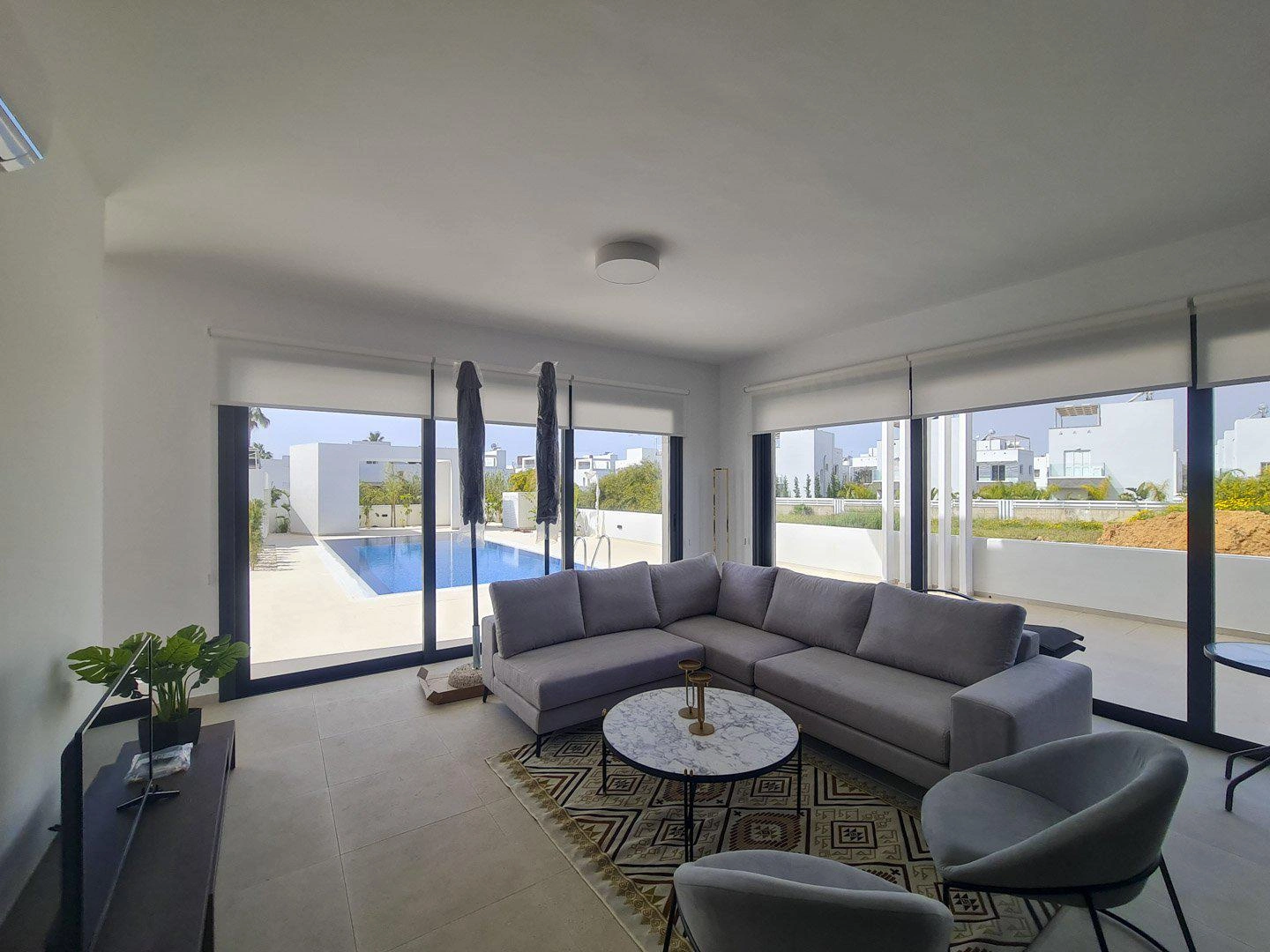 Виллы в новом жилом комплексе в Фамагусте, Кипр