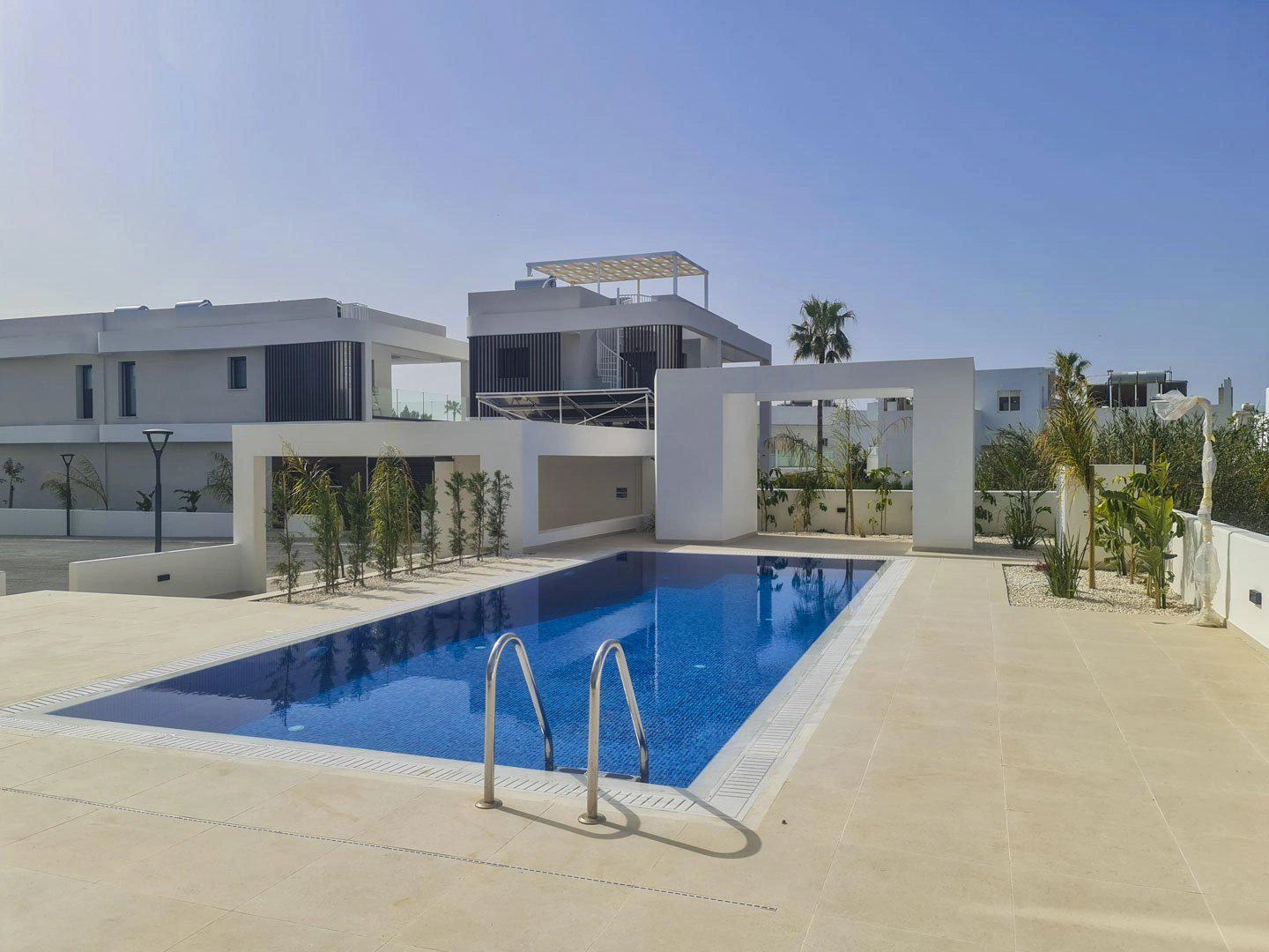 Виллы в новом жилом комплексе в Фамагусте, Кипр