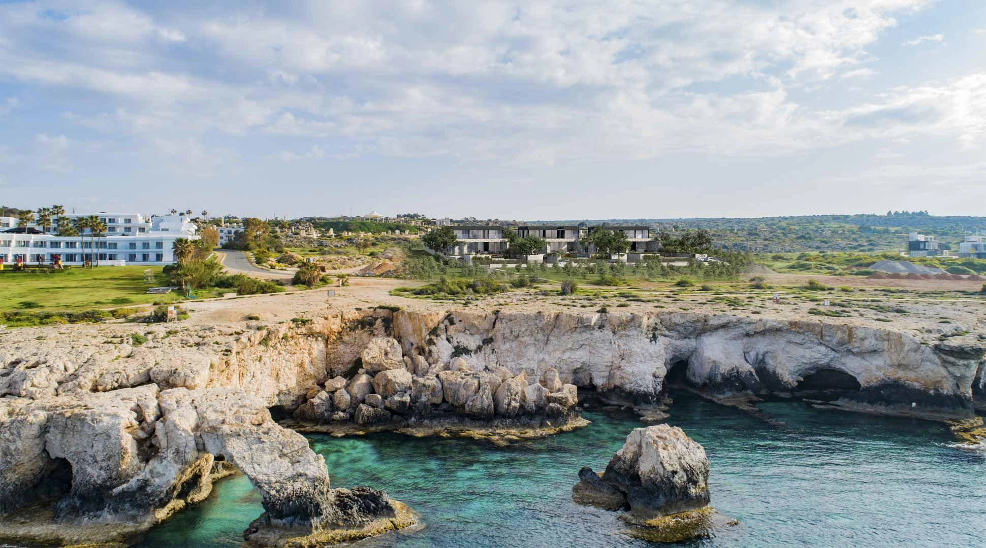 Виллы в современном жилом комплексе в Фамагусте, Кипр