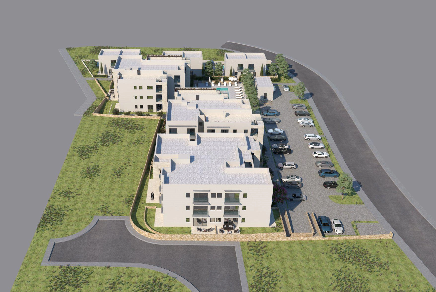 Проект в закрытом жилом комплексе у пляжа в Фамагусте, Кипр