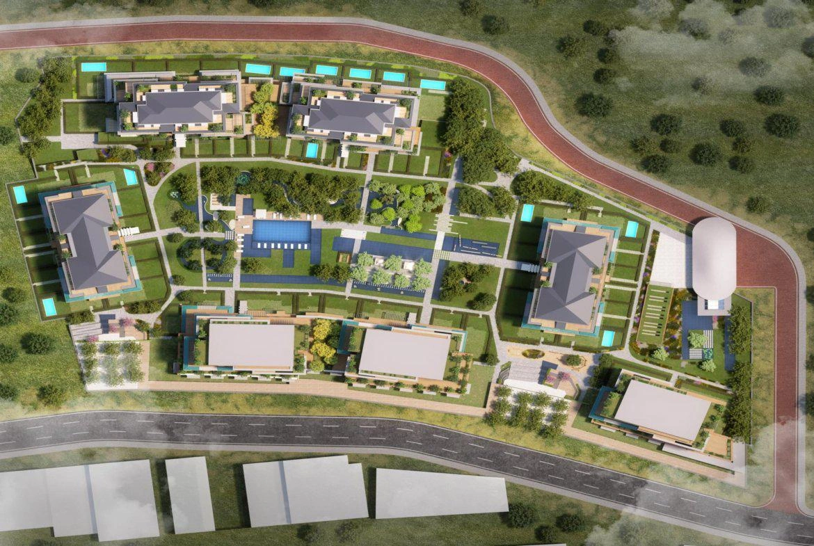 Квартиры в жилом комплексе рядом с Белградским лесом в Стамбуле, Турция