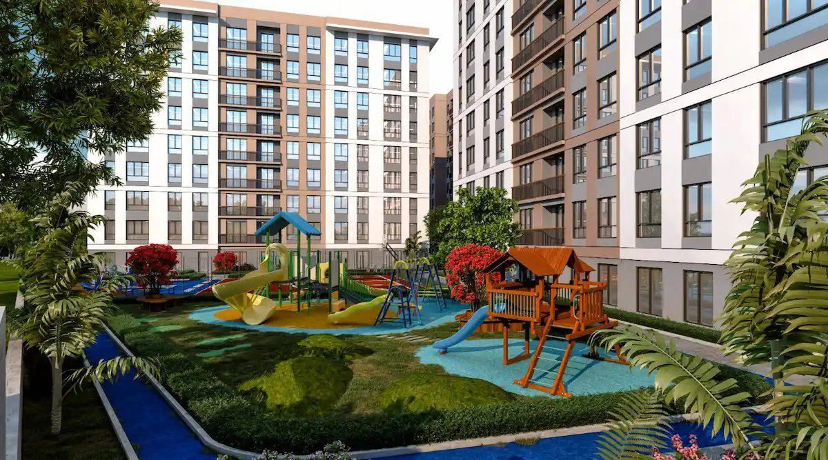 Апартаменты в современном жилом комплексе в Стамбуле, Турция