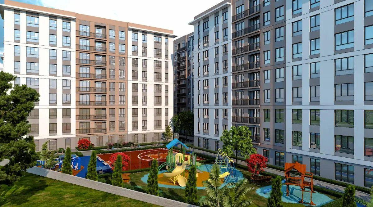 Апартаменты в современном жилом комплексе в Стамбуле, Турция