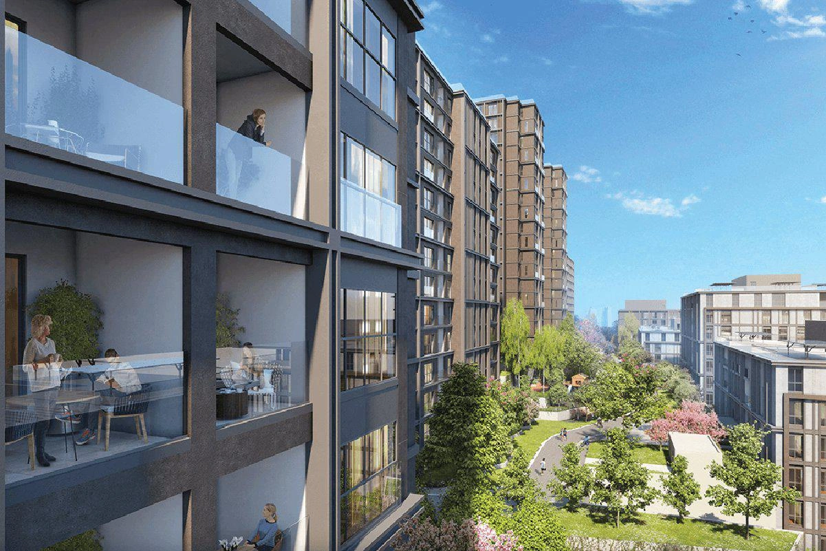 Апартаменты в жилом комплексе рядом с Белградским лесом в Стамбуле, Турция