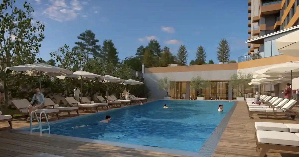 Апартаменты в современном жилом комплексе в Стамбуле, Турция