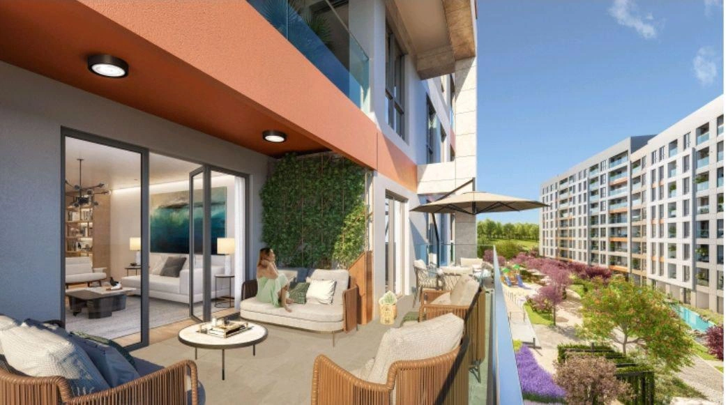 Квартиры в новом жилом комплексе в Стамбуле, Турция