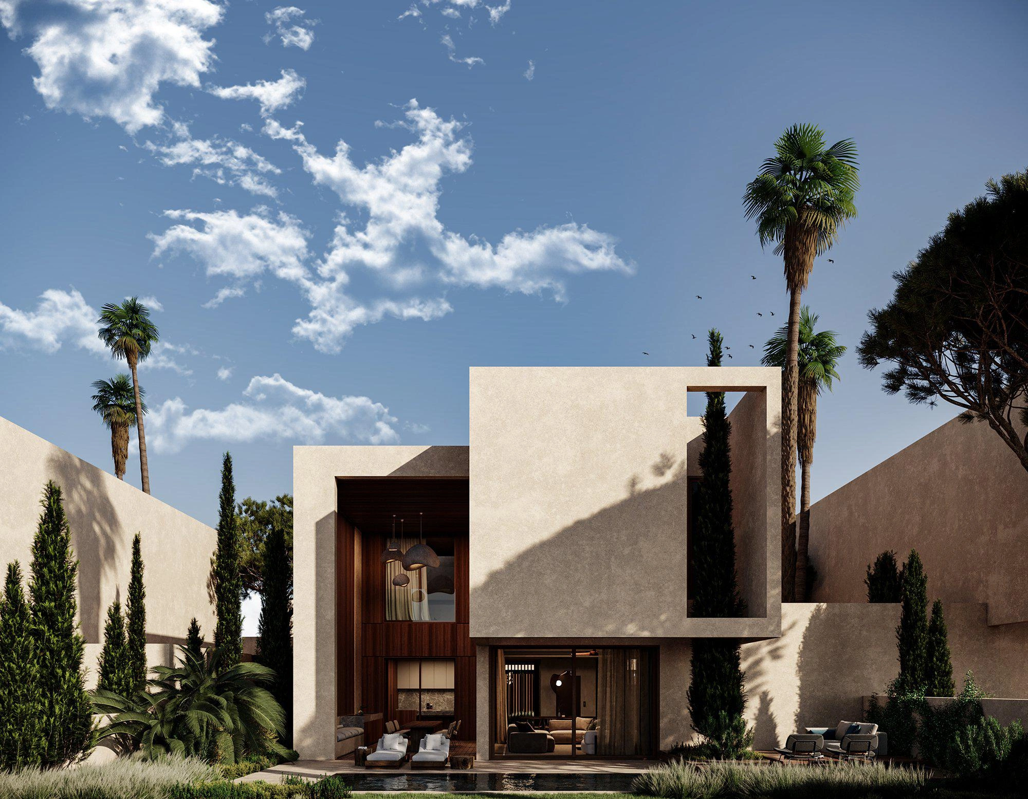 Виллы в современном жилом комплексе в Пафосе, Кипр