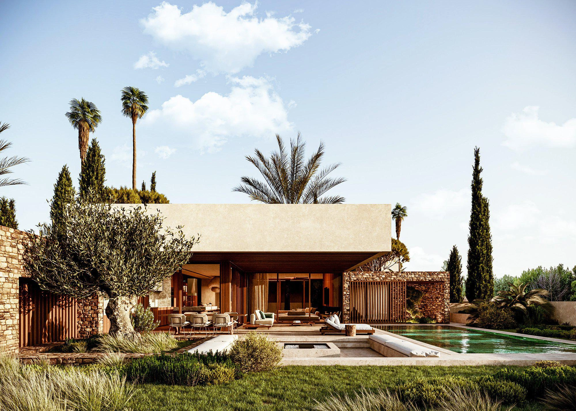 Виллы в современном жилом комплексе в Пафосе, Кипр