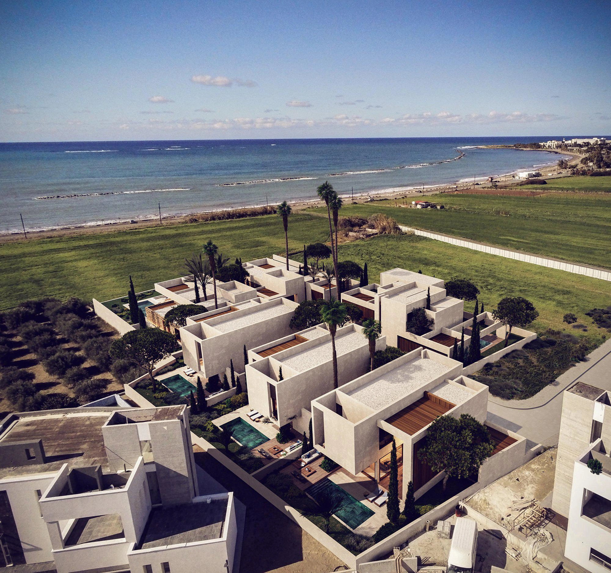 Виллы в современном жилом комплексе в Пафосе, Кипр