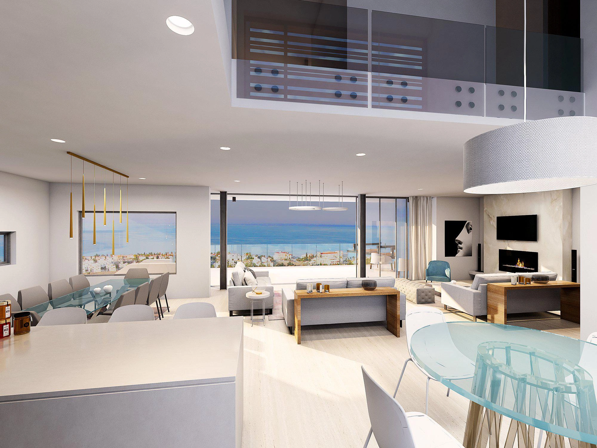 Виллы рядом с пляжем и центром города в Пафосе (Кипр)