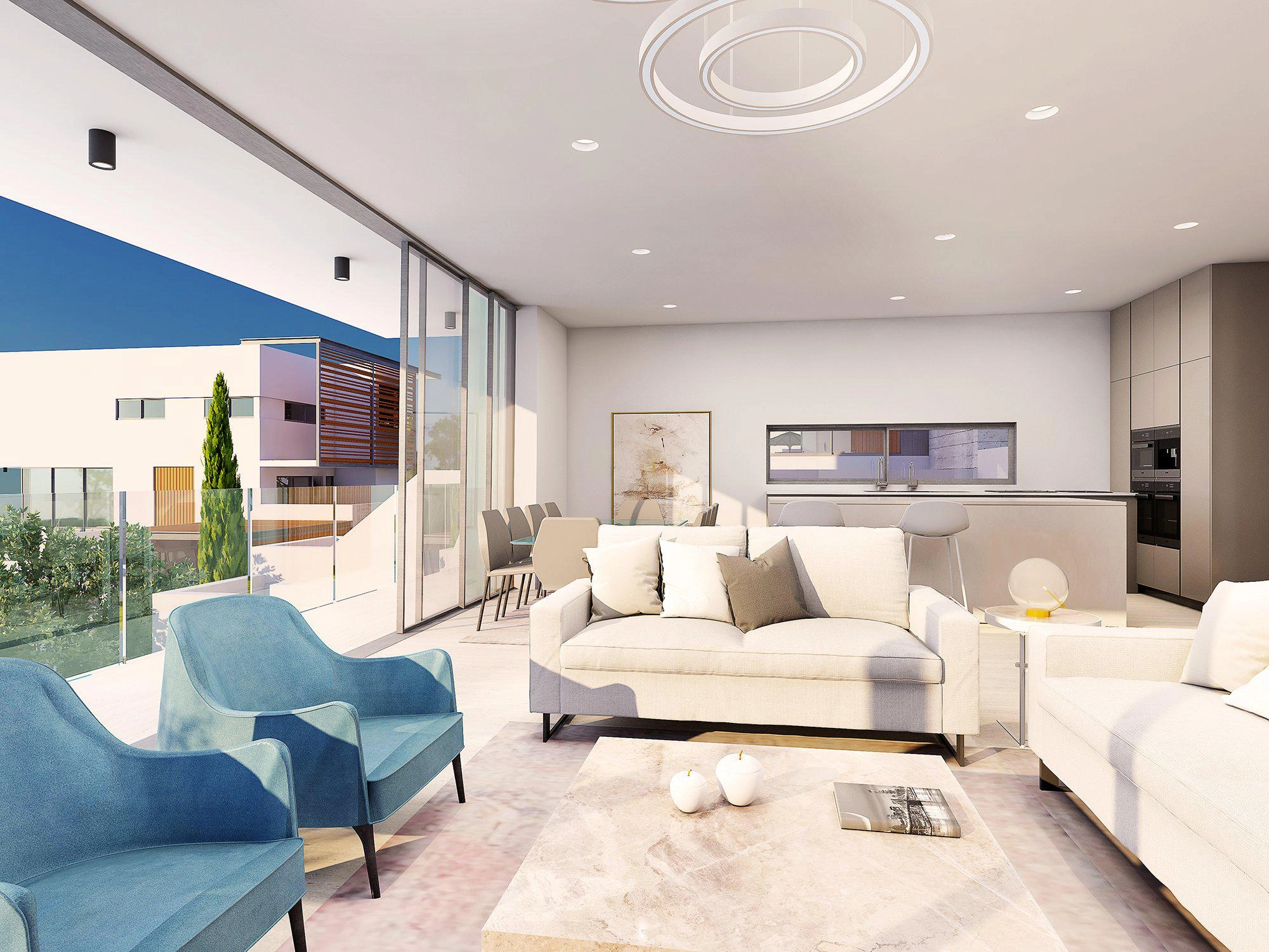 Виллы рядом с пляжем и центром города в Пафосе (Кипр)