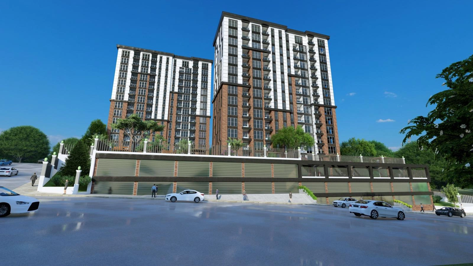 Апартаменты в охраняемом жилом комплексе в Стамбуле, Турция