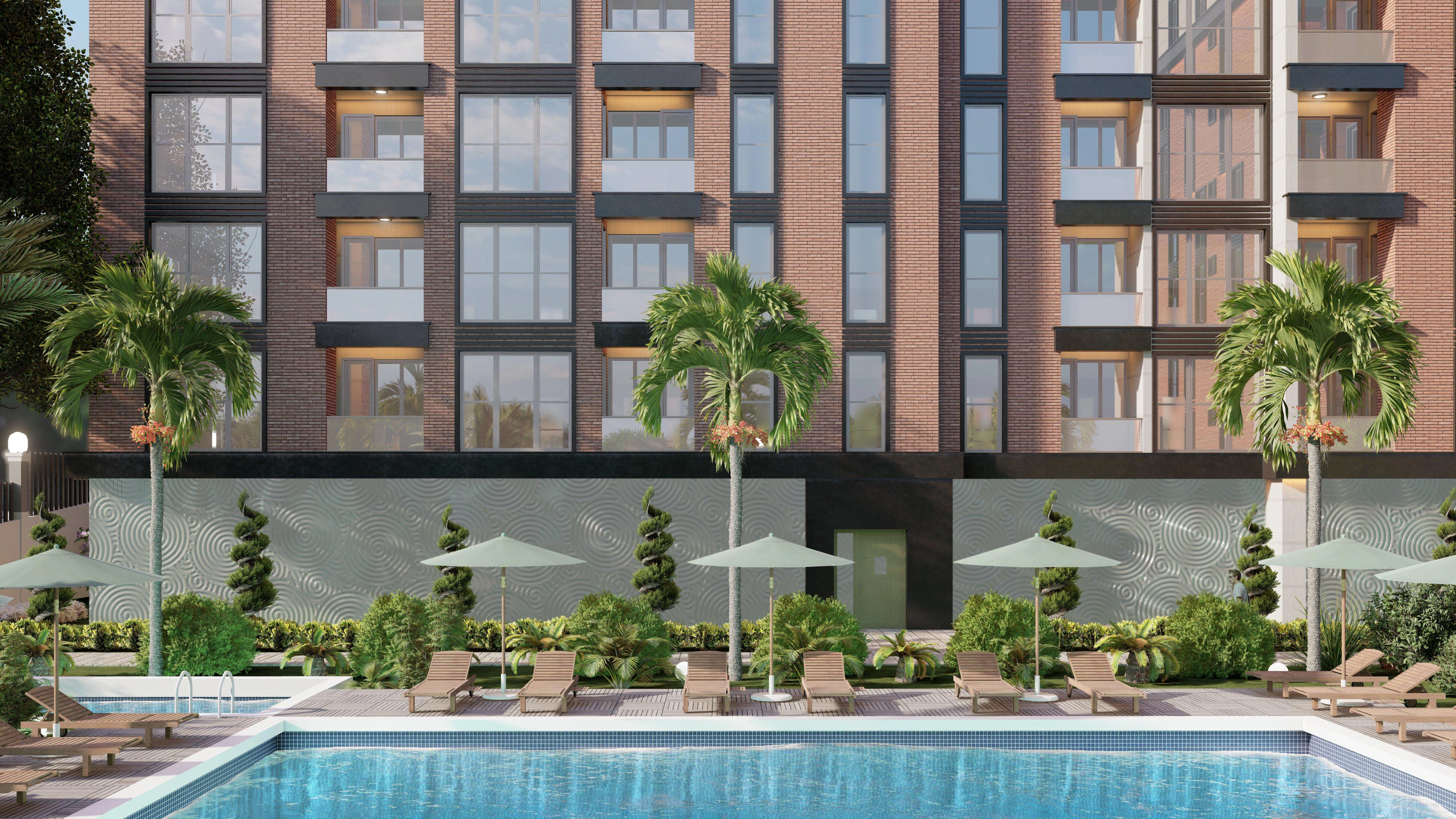 Апартаменты в охраняемом жилом комплексе в Стамбуле, Турция