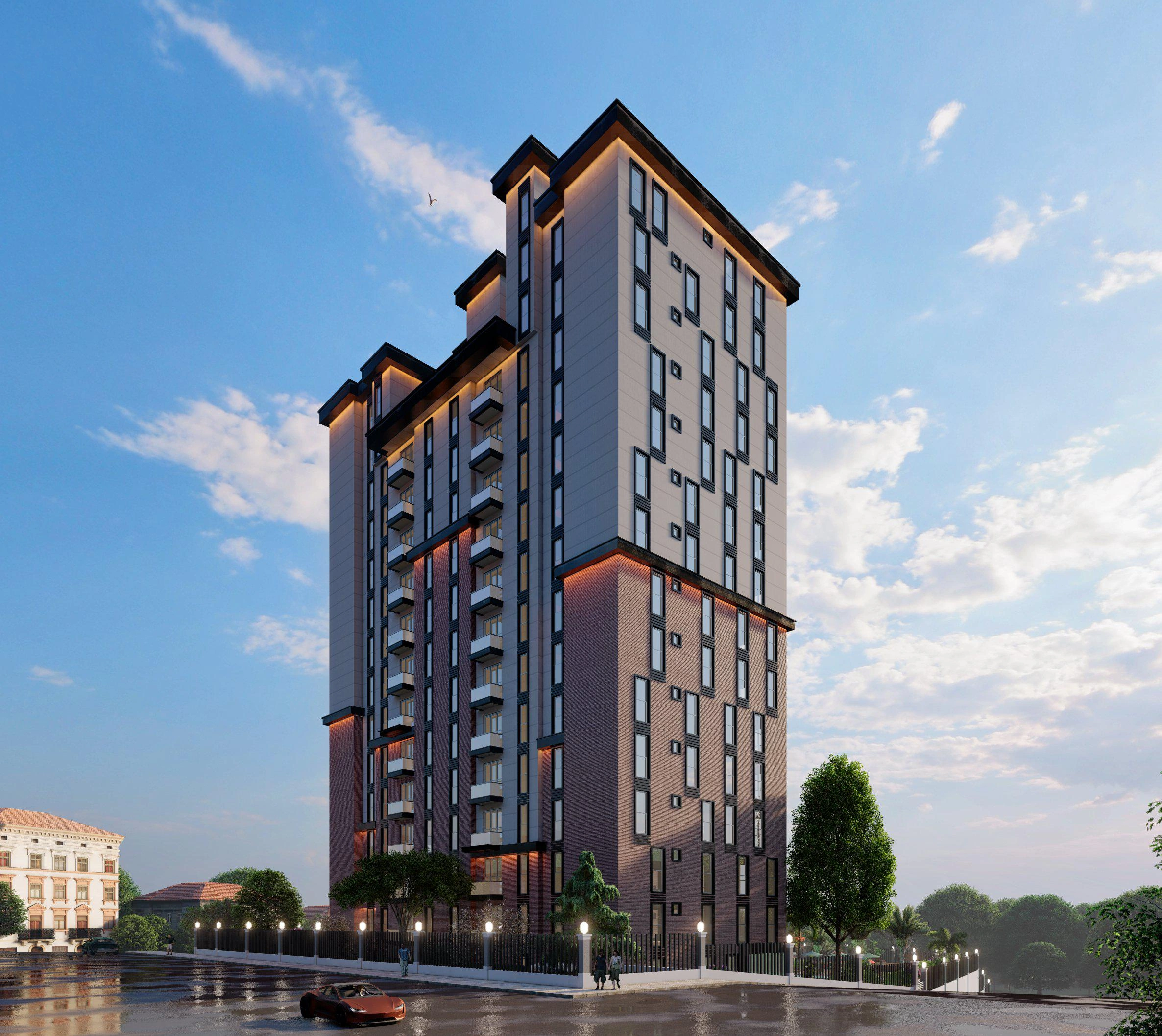 Апартаменты в охраняемом жилом комплексе в Стамбуле, Турция