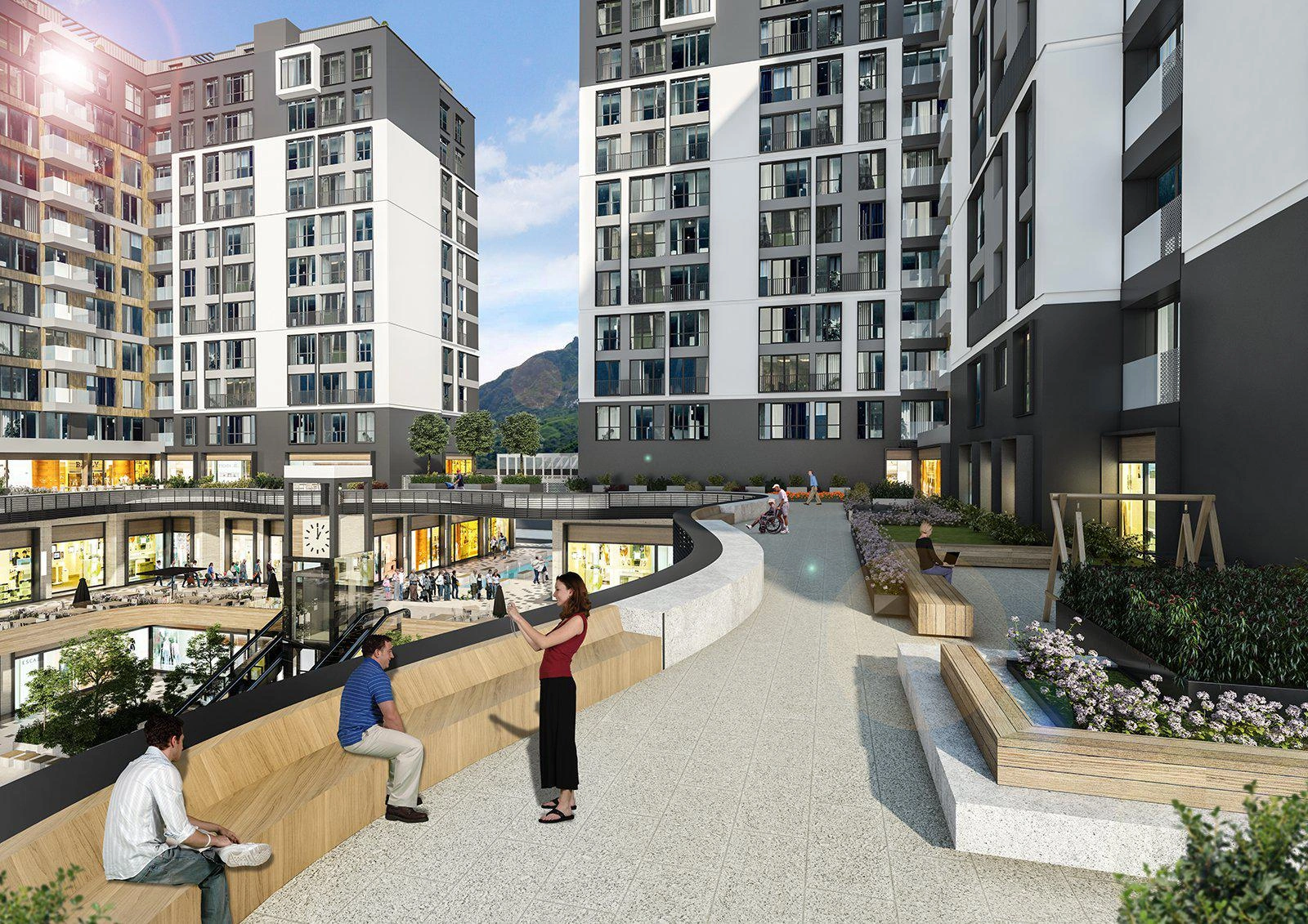 Квартиры в современном жилом комплексе в Стамбуле, Турция