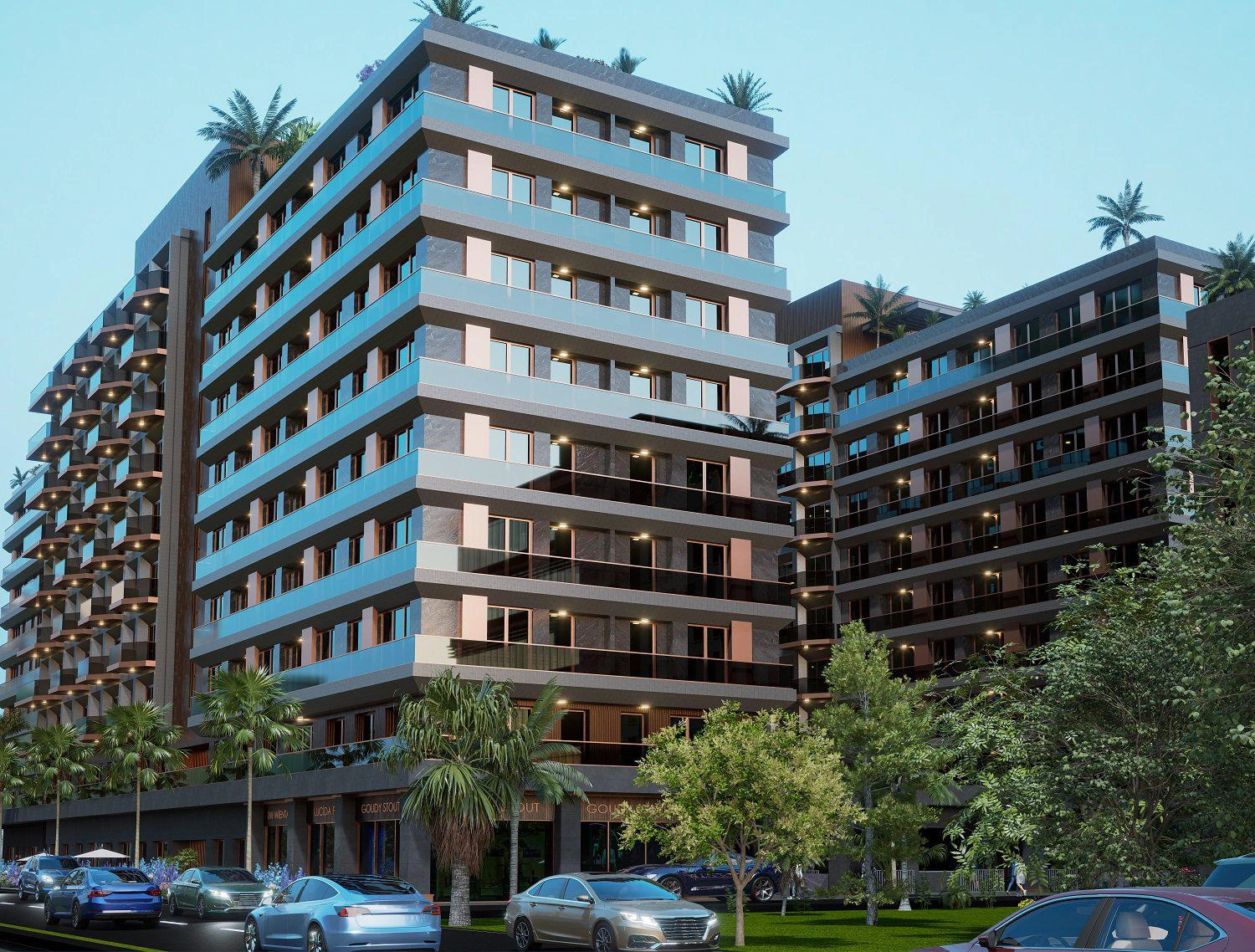 Квартиры в жилом комплексе в Стамбуле, Турция