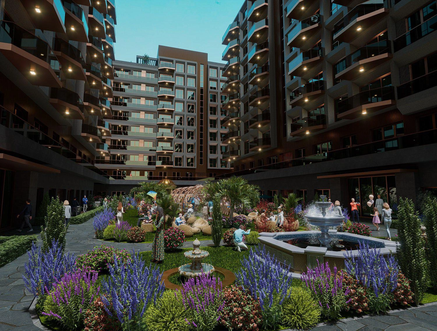 Квартиры в жилом комплексе в Стамбуле, Турция