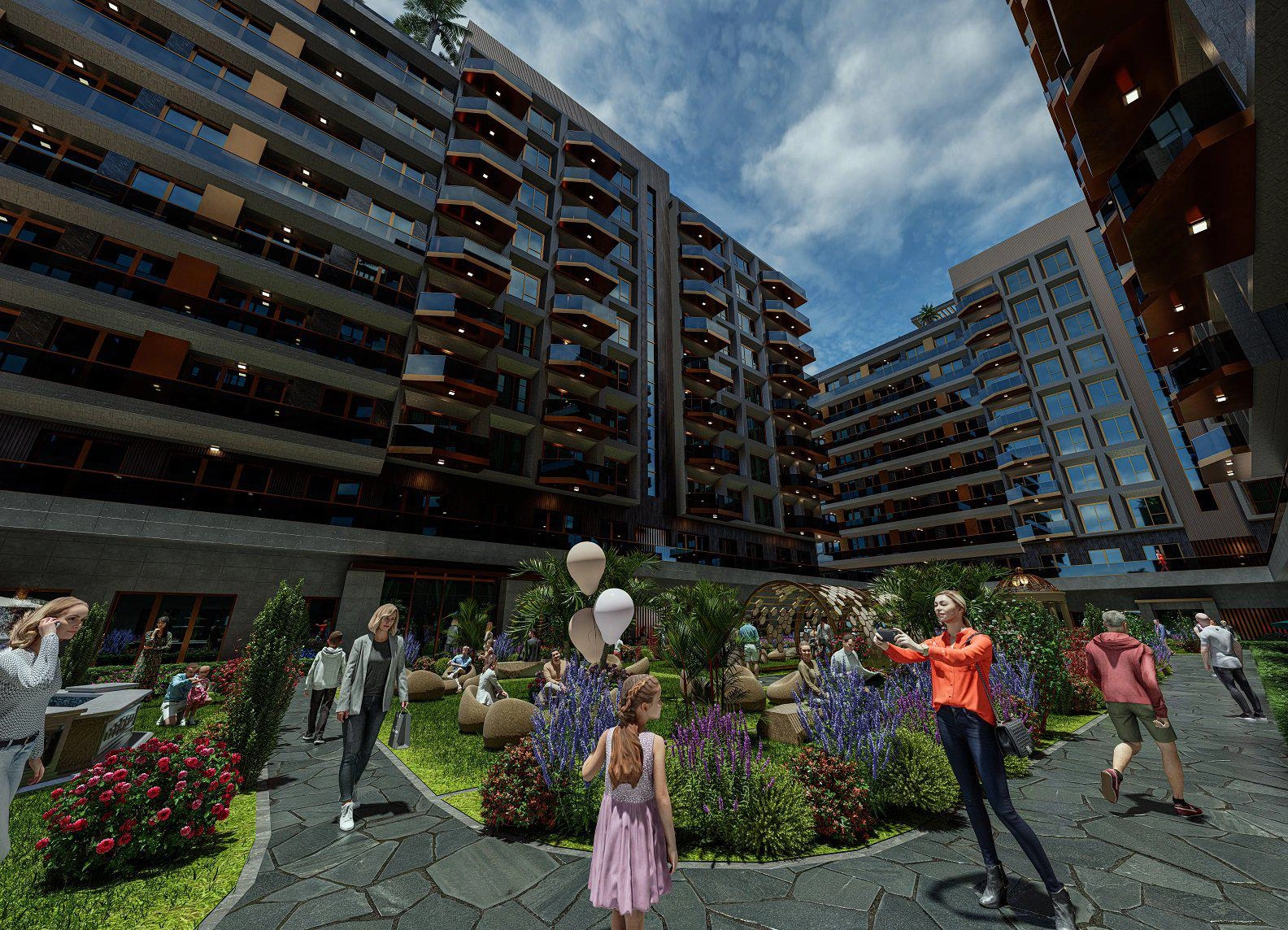 Квартиры в жилом комплексе в Стамбуле, Турция