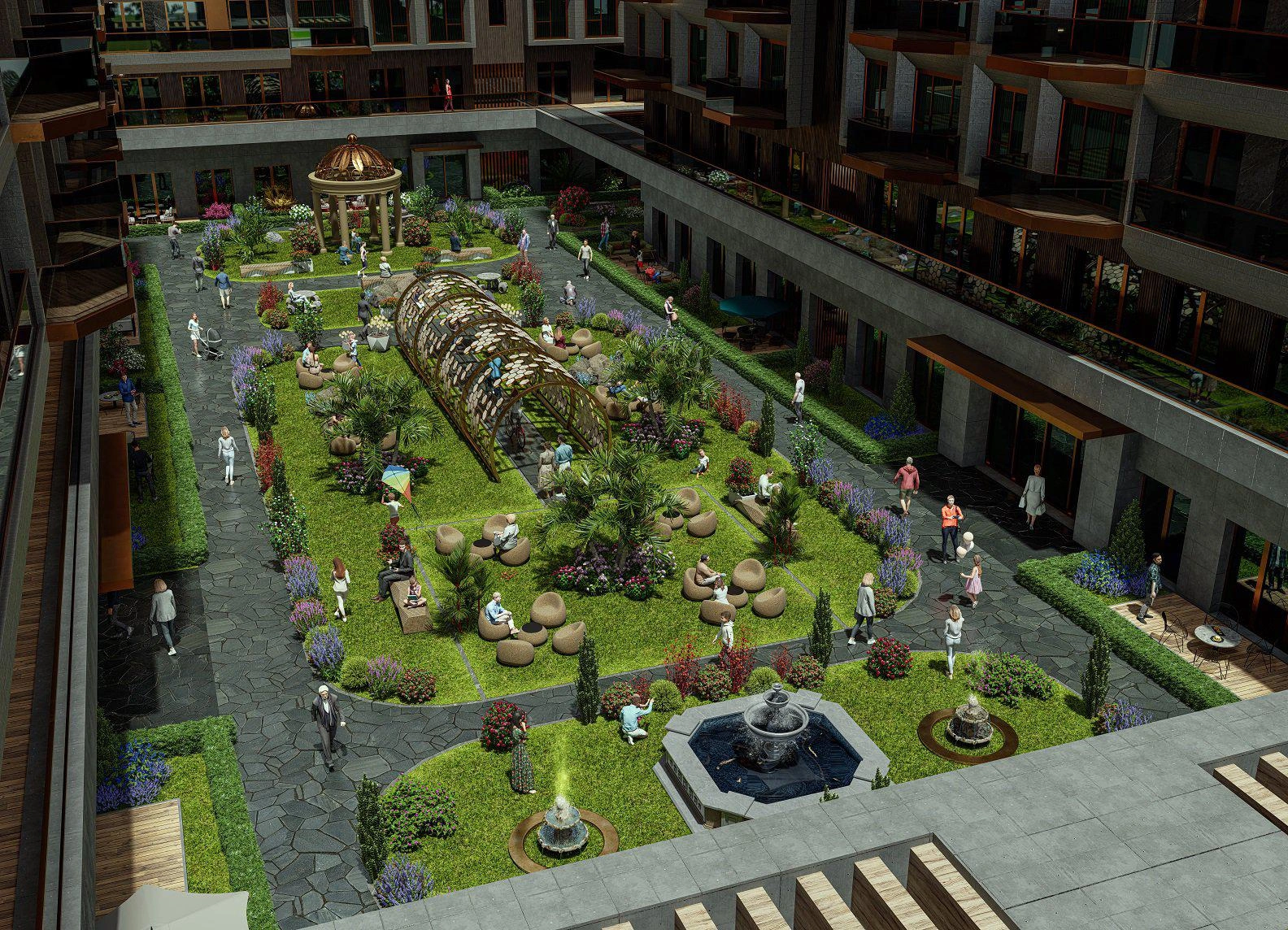 Квартиры в жилом комплексе в Стамбуле, Турция