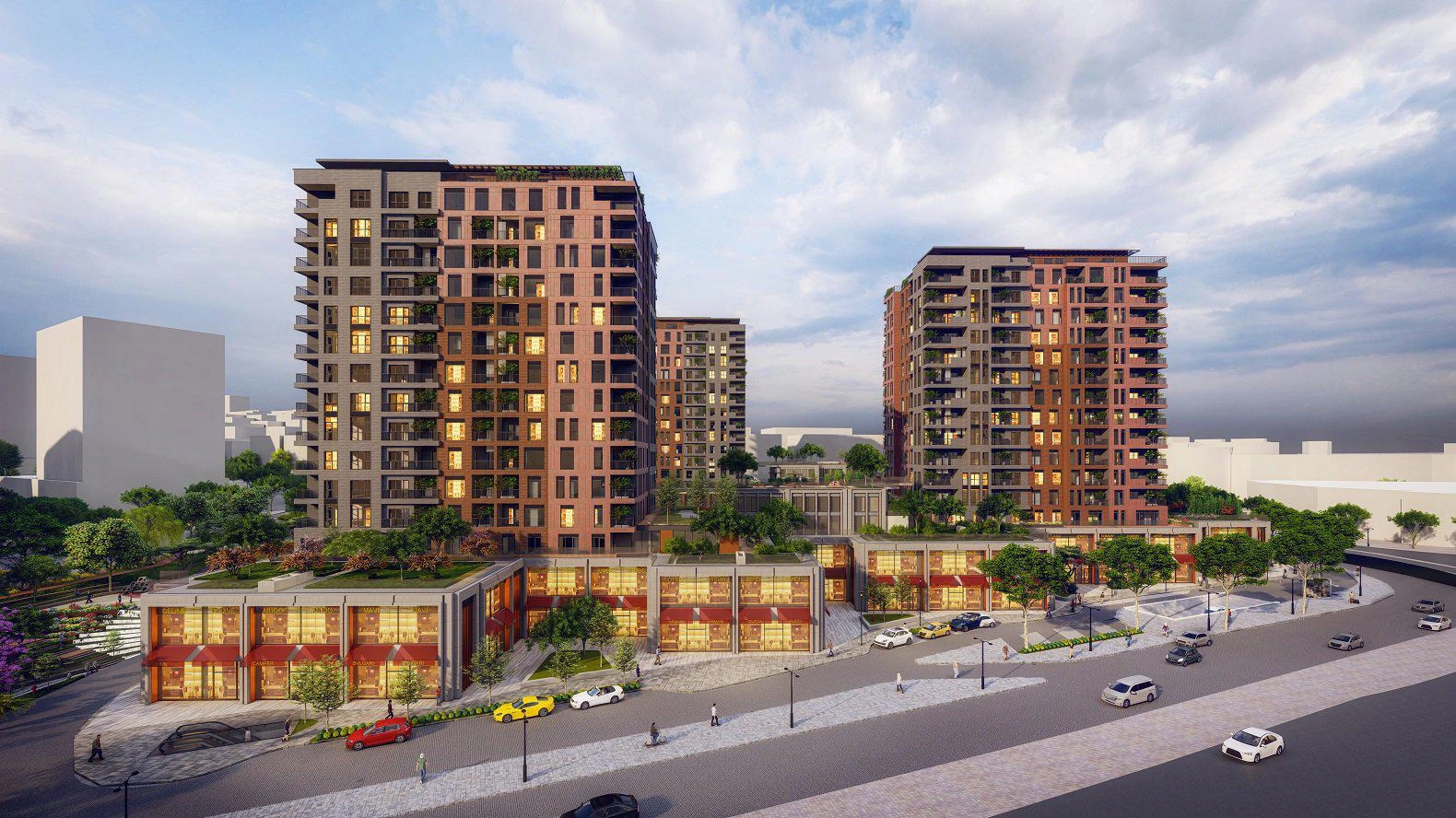 Апартаменты в новом жилом комплексе в Бахчелиэвлере, Стамбуле, Турции