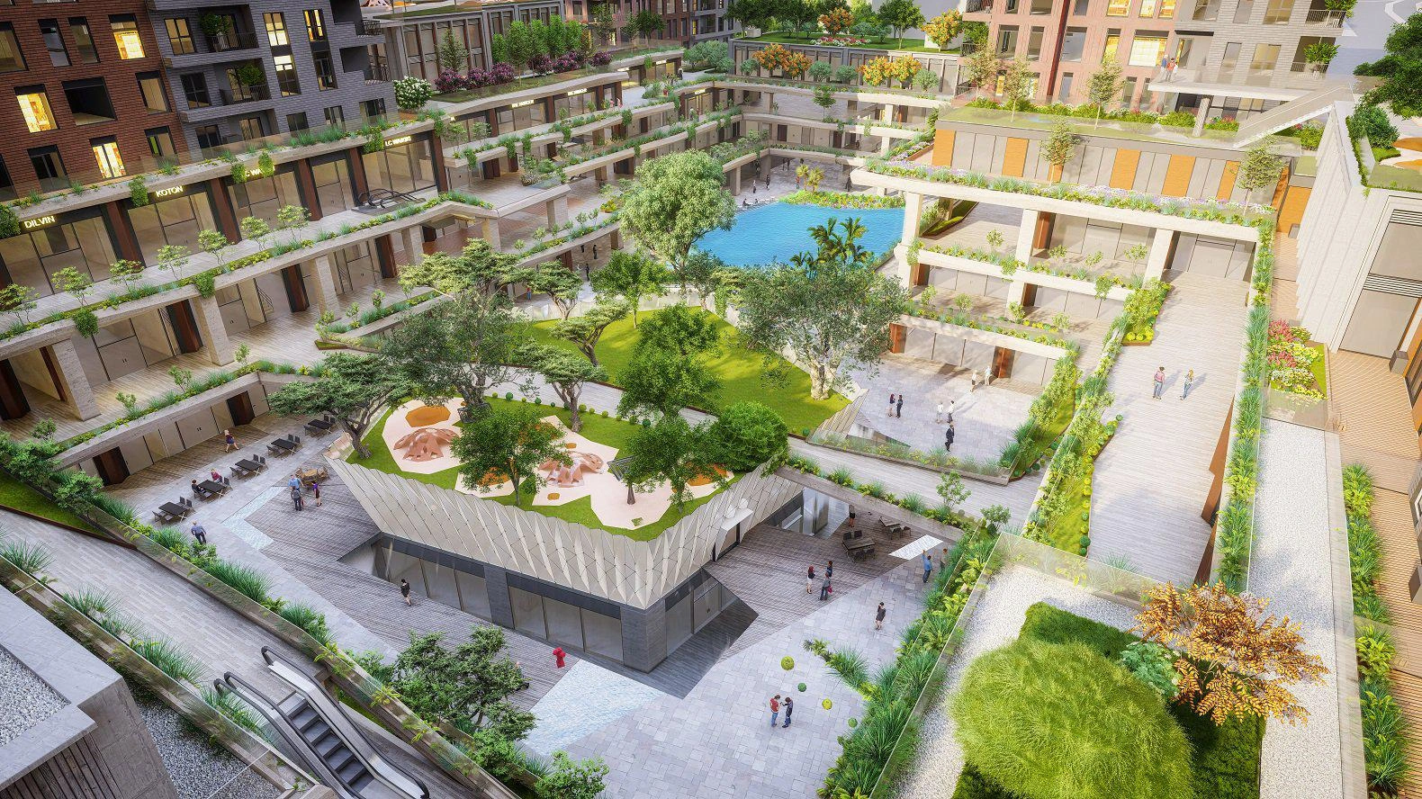 Апартаменты в новом жилом комплексе в Бахчелиэвлере, Стамбуле, Турции